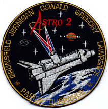 Human Space Flights STS-67 Badge Iron On Embroidered Patch - £20.29 GBP+