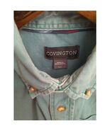 Men Clothing small comfortable casual blue color long sleeve button up s... - $9.99