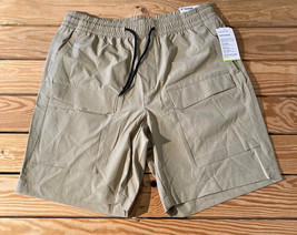 old navy NWT Men’s front pocket knee length shorts size M tan E10 - $14.08