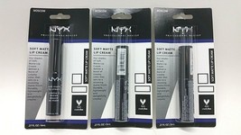 ( 3 ) NYX Soft Matte Lip Cream SMLC 31 Moscow 0.27 fl. oz/ 8mL BRAND NEW... - $314.23 MXN