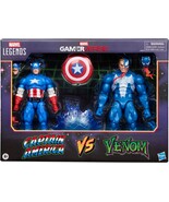 Marvel Legends Series Gamerverse Captain America vs. Venom 6-Inch Action... - €70,47 EUR