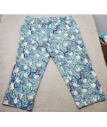 Vera Bradley Lounge Pants Women&#39;s 3XL Multi Sloth Tropical Print Drawstr... - $645.09 MXN