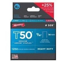 NEW ARROW 509 LOT OF (4) PACKS 9/16&quot; T50 STAPLE GUN 5000 STAPLES USA 447... - £23.51 GBP