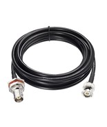 BNC Extension Cable 50 ohm 25ft BNC Male to Female Bulkhead Coax Cable R... - $44.36