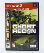 Tom Clancy&#39;s: Ghost Recon Authentic Sony PlayStation 2 PS2 Game 2002 - £1.17 GBP