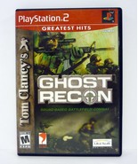 Tom Clancy&#39;s: Ghost Recon Authentic Sony PlayStation 2 PS2 Game 2002 - $2.01 CAD