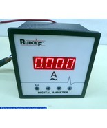 Rudolf R-DM200-A96 Digital Ammeter Class 1.0 5A 220VAC RDM200A96 Fuji Br... - $479.00