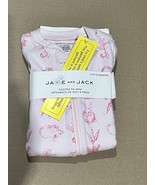 6M-12M Janie And Jack Rabbits &amp; Carrots Footed Pajama NEW - $405.33 MXN