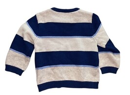 Mayoral Baby Sweater 2-4 Months Striped Knit Blue Beige Long Sleeve Designer image 4