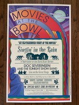 *Movies At The Bowl (1990) Original Hollywood Bowl Poster Designed By David Byrd - £74.39 GBP
