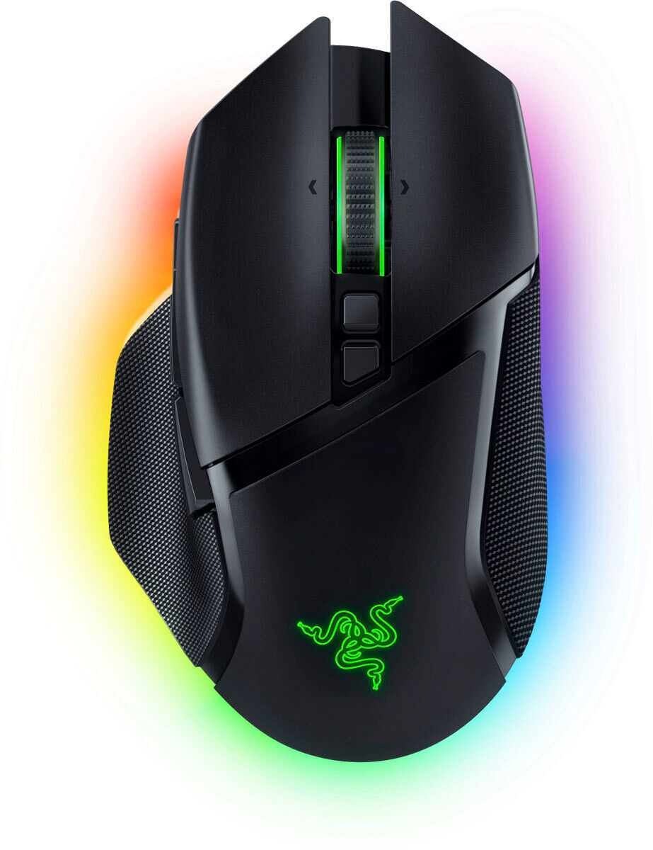 Razer - Basilisk V3 Pro Wireless Optical Gaming Mouse with Chroma RGB Lightin...