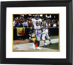 Andre Rison signed Atlanta Falcons 8X10 Photo Custom Framed (TD Celebration) - $88.95
