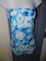 No Boundaries Blue Tie Dye Tube Top Size M (7/9) Women&#39;s NEW - $17.75