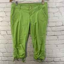 American Rag Capri Pants Juniors Sz 9 Lime Green - £9.34 GBP