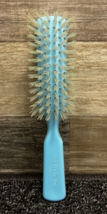 Certifyd 98 Baby Blue Lucite Dupont Tynex Nylon Bristle Hair Brush ~ Rare! - £46.39 GBP