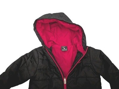 Boys Nike Winter Coat Size 4T Black/Red Excellent Condition Item image 4