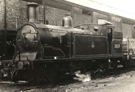 Southern Region British Railway Railroad #30029 Locomotive Train B&amp;W Photograph - £11.18 GBP