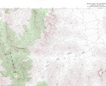 Moapa Peak NW, Nevada 1969 Vintage USGS Topo Map 7.5 Quadrangle Topographic - $23.99