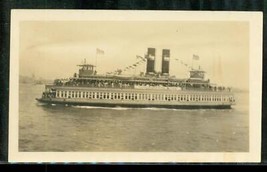 1910 Photo Municipal Ferry New York City Welcome Mayor William Gaynor Tammany - £19.77 GBP