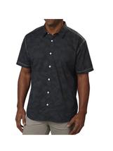 Cypress Club Men&#39;s Size Large Short Sleeve Woven Shirt, Charcoal Bamboo ... - £18.93 GBP