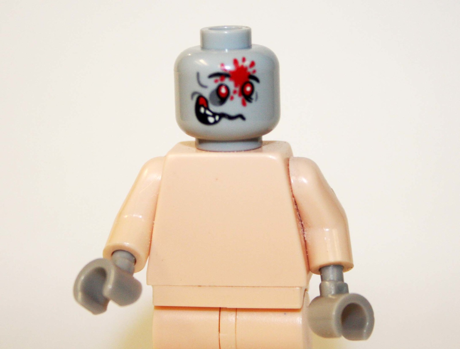 Head S Zombie Head And Grey Hands Set Head Diy Custom Minifigures - $5.45