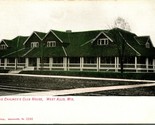 Vtg Postcard c. 1908 West Allis Wisconsin - allis Chalmer&#39;s Club House - $5.97