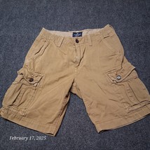 American Eagle Cargo Shorts Men 30 Brown Casual Khaki Classic Length Skater - $17.05