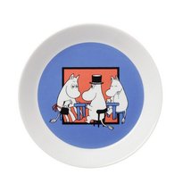 ARABIA Blue Moomin Plate - Together - £93.88 GBP