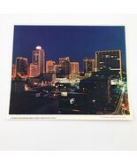 Fort Worth at Night TX 8x10&quot; Color Photo John Cowsar Vintage - $539.27 MXN