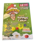 Warheads 12-Day Countdown Calendar Sour Popping Candy Gift Set EXP 2026 - $12.75