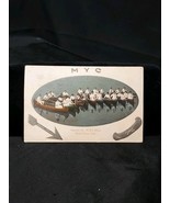 RARE Newport Vermont Postcard MYC Black Arrow Canoe Club Memphemagog Yac... - $18.96