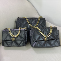 Large Plus 36cm Handbag Designer Fashion Leather Handbag Chain Square Shoulder C - £206.38 GBP