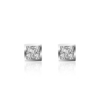 1.00 Carat Diamond Stud Earrings 14K White Gold - £1,138.77 GBP