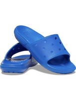 Crocs Unisex-Adult Classic Slide Sandals Slip On Size: 8 Women/6 Men Blu... - $44.99