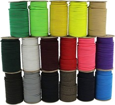 Marine Grade Bungee Cord 100 Elastic Cord Dacron Polyester Bungee Shock Cord for - £18.45 GBP