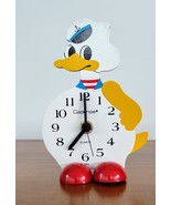 Retro Cadence Quartz Duck Wood Clock Donald Sailor 5.5 Inch New Old Stoc... - $20.53 CAD