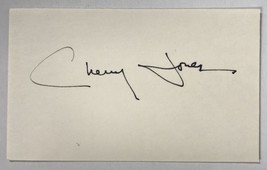Cherry Jones Signed Autographed Vintage 3x5 Index Card - $15.00