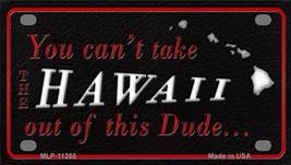 Hawaii Dude Novelty Mini Metal License Plate Tag - £11.74 GBP