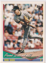 Paul Quantrill Boston Red Sox Pitcher 1994 Topps Card # 417 Near Nint - $1.44