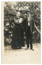 Real Photo Postcard RPPC Older Couple &quot;Grandma &amp; GranPa&quot; AZO unposted. 1... - $9.49