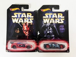 Hot Wheels ~ Star Wars ~ Darth Sidious / Darth Maul &amp; Darth Vader / Palp... - £9.28 GBP