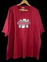OU Sooners T Shirt Size 2XL Mens Vintage Oklahoma 2000s Y2K Graphic Red ... - £36.63 GBP