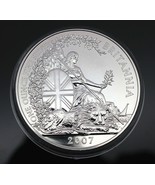 2007 SILVER BRITANNIA - 1 OZ. Uncirculated SILVER Coin &amp; Capsule - £78.62 GBP