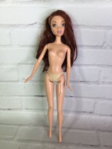 Mattel Barbie My Scene Chelsea Doll Red Brown Hair Eyes Nude FLAWED - £16.57 GBP