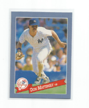 Don Mattingly (New York Yankees) 1993 Hostess Baseballs Promotional Card #28 - £3.95 GBP