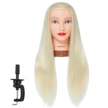 Headwinn Mannequin Head with Hair 26&quot;-28&quot; Synthetic Fiber Hair Styling T... - £25.15 GBP