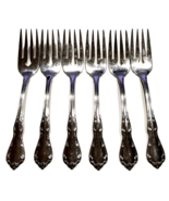 Oneidaware WHITTIER Salad Forks 6 1/4&quot; Stainless Flatware Set of 6 - $22.28