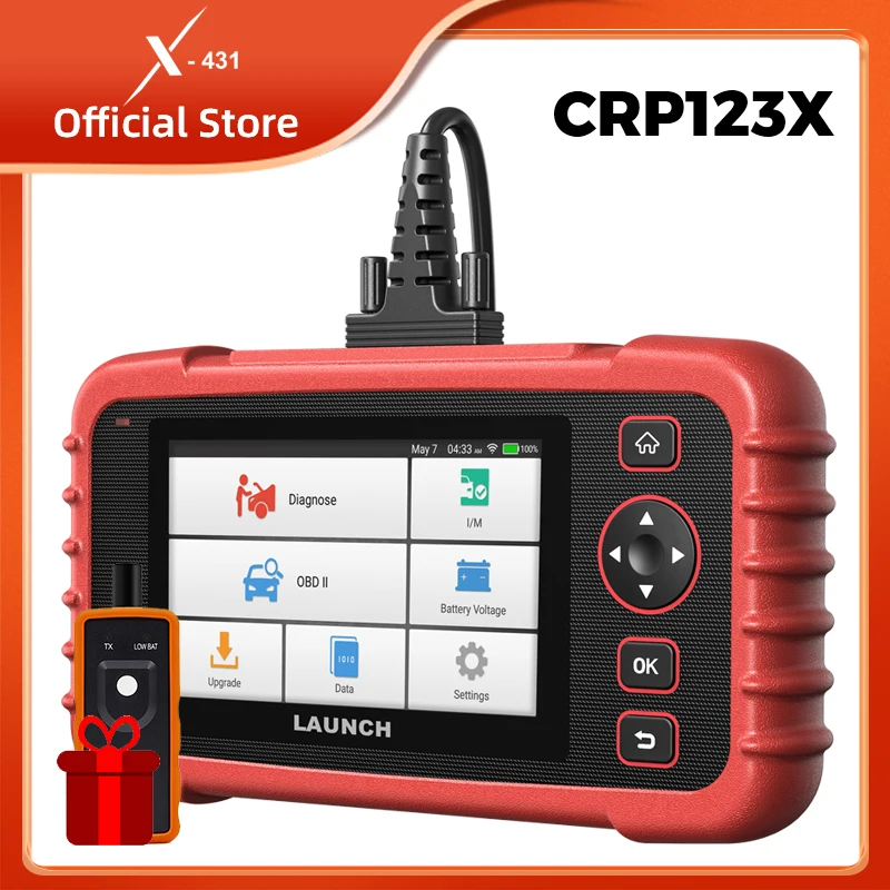 Unch crp123x car obd2 diagnostic tools obdii scanner engine abs airbag auto code reader thumb200