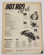 PV) Hot Rod Magazine April 1981 Volume 34 Issue 4 Chevrolet Ford Dodge Mopar - £2.32 GBP