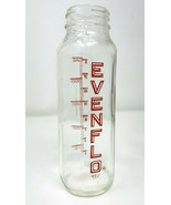 EXCELLENT Vintage Hexagon Evenflo 8oz Glass Baby Bottle Nurser No Nipple... - $19.99